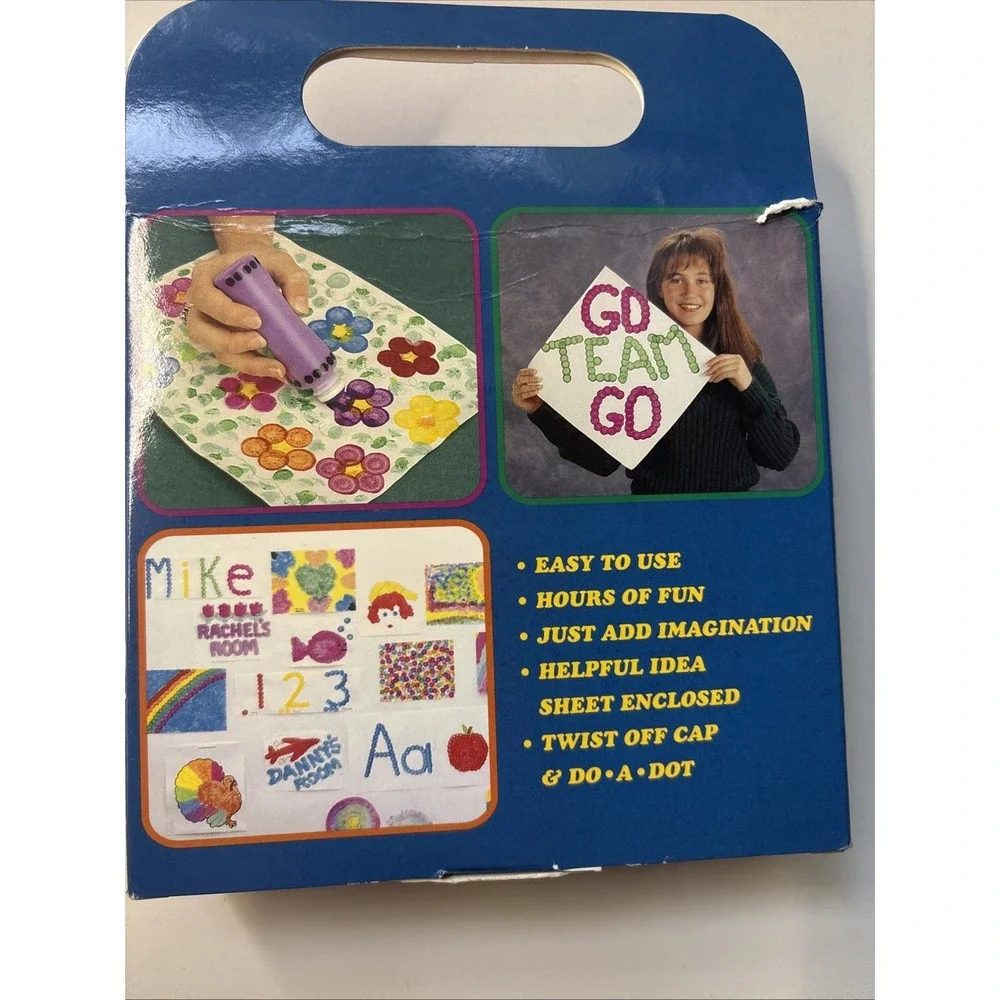 Do A Dot Art! Markers 4 Pack Rainbow Washable Paint Markers, Sponge Tip